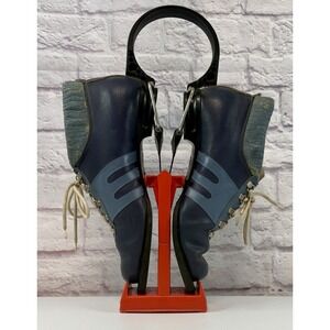 Vintange Silva Risberg Vintage Nordic Cross Country Ski Boots Blue EU 45 Sq. Toe